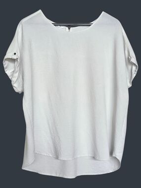 Maurices White Short Sleeve Relaxed Tee